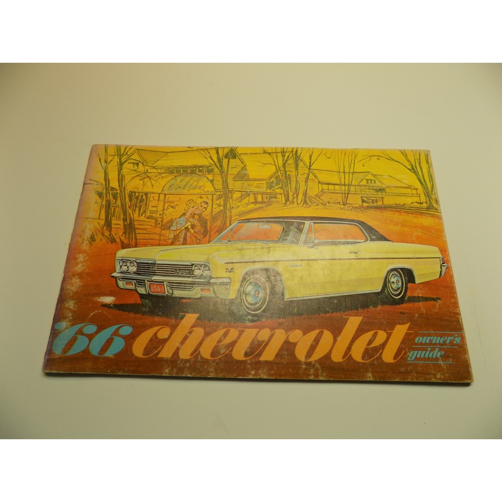 1966 Chevrolet Owners Guide Original Manual 3879851 Impala Caprice Bel Air 66